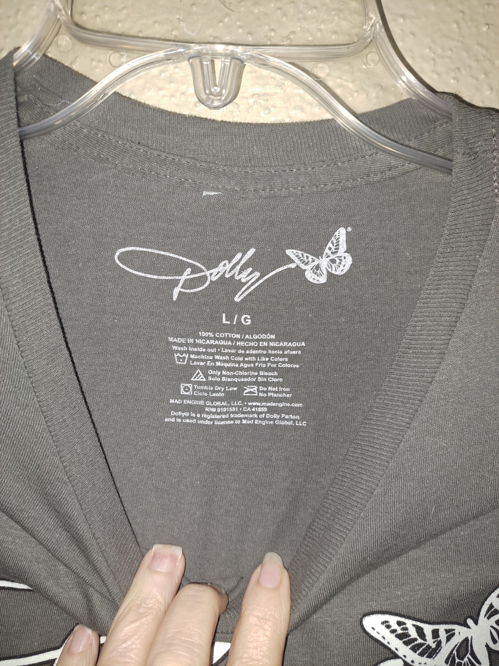 Dolly Graphic Short Sleeve Tee - Charcoal - Picture 2 of 7